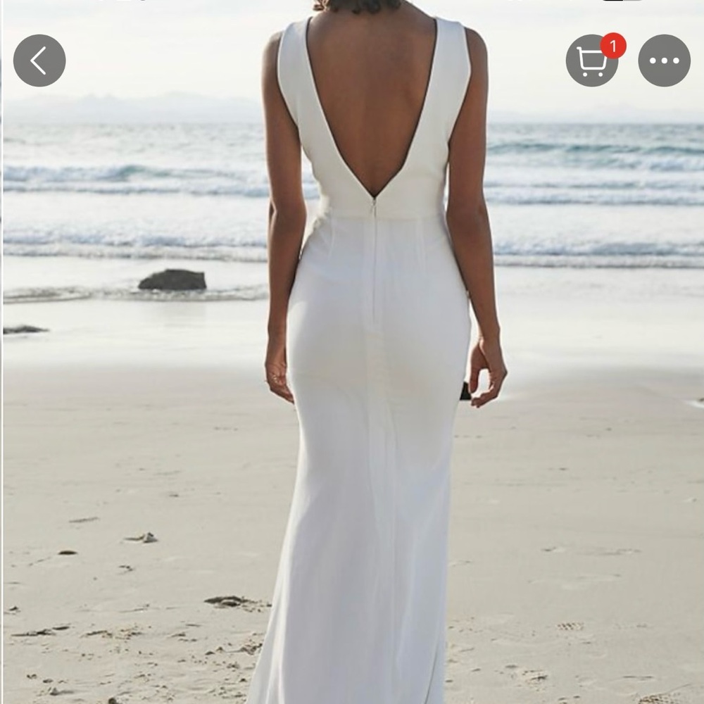 NWT light gray long dress